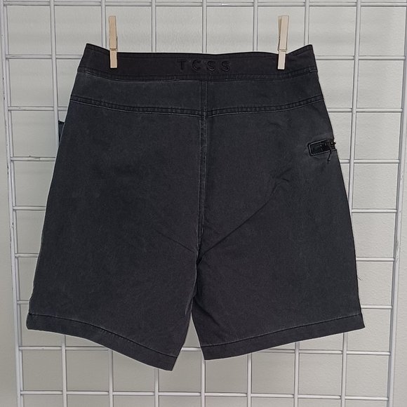 Critical Slide Society Men's Beach Shorts-Standard Team Trunk-Phantom - Picture 2 of 4